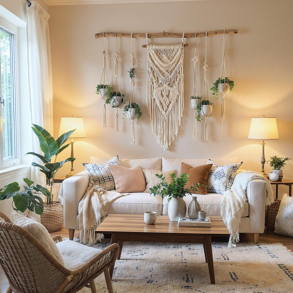 Boho-Modern Living Rooms