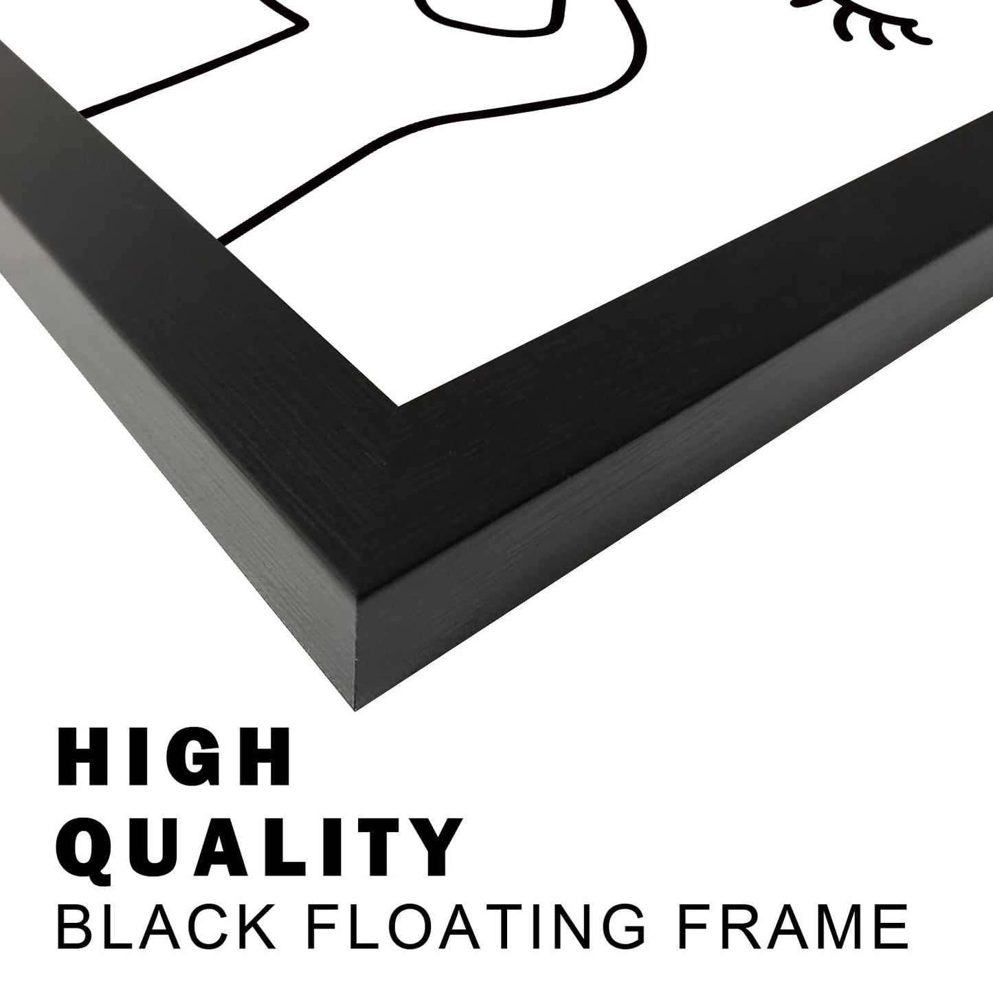 AIANHUA Black and White Bathroom Wall Art Bad Smell Humorous Canvas Print Funny Guest Toilet Picture Artworks for bathroom walls Modern Minimalistic Bathroom Sign
