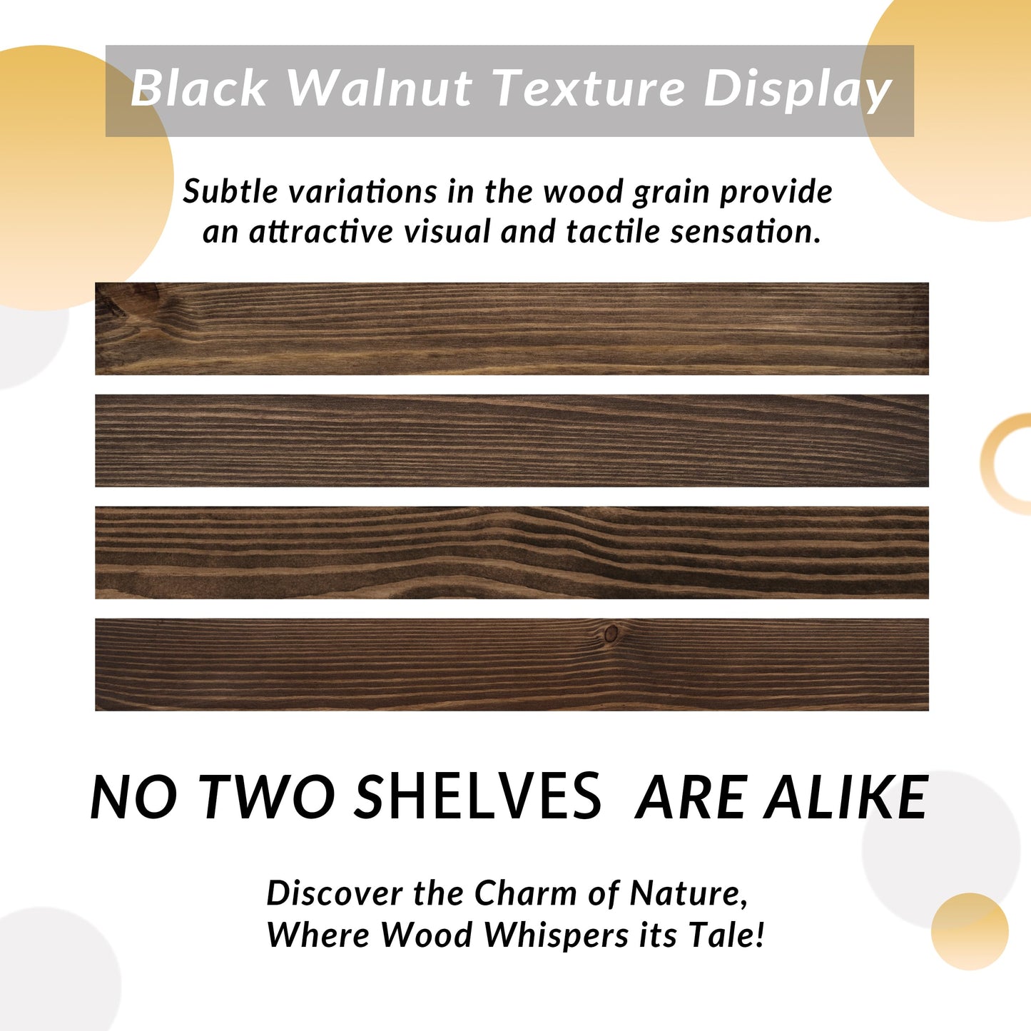 XWNE Rustic Floating Shelves 60 inch Long 8 "deep Set of 2, Heavy Duty Wood Wall Mounted Shelves for Bathroom Living Room Kitchen,Book Shelves with Thickened Hidden Bracket- Walnut
